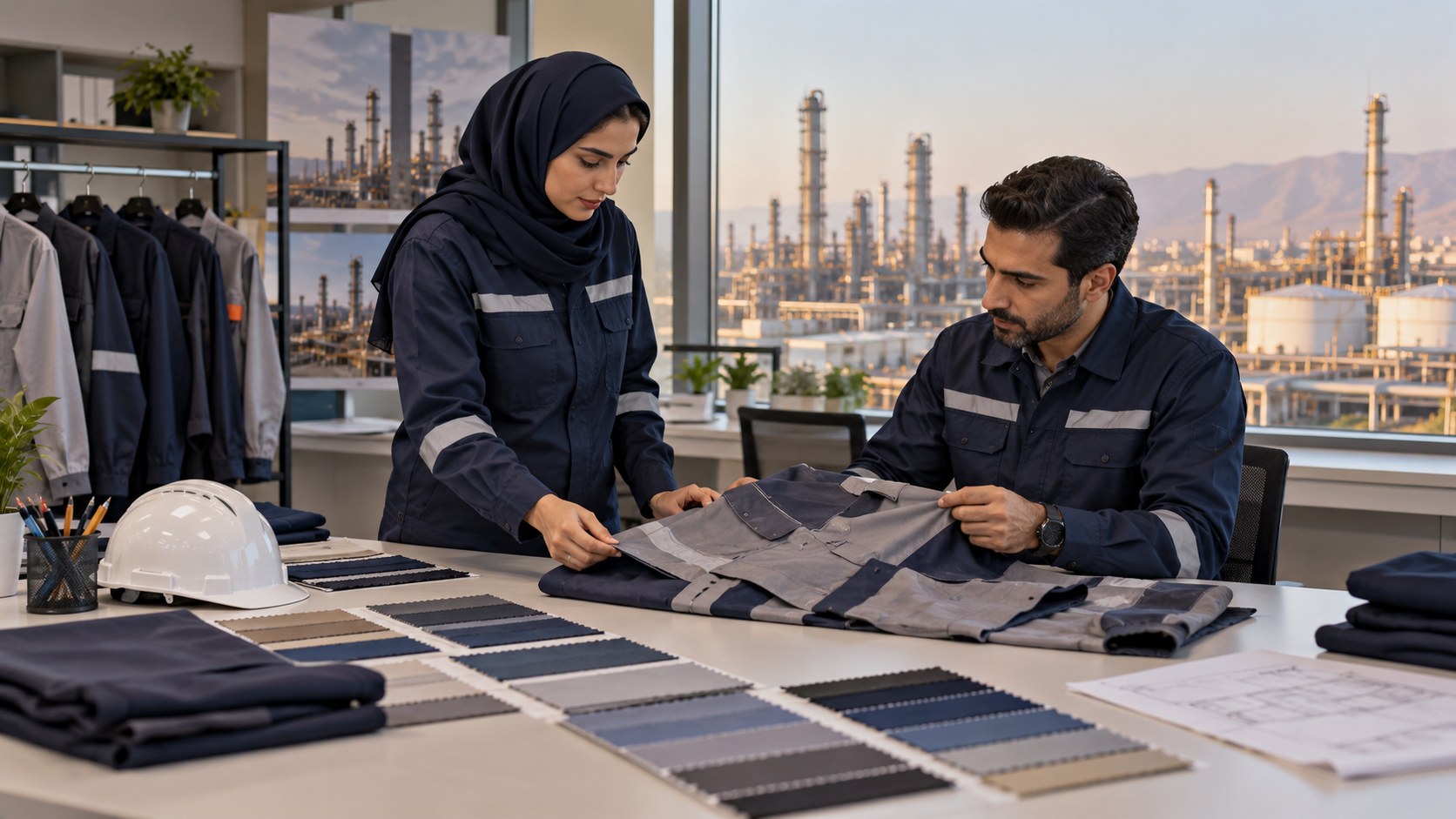 لباس کار پژوهشگاه‌ها و پالایشگاه‌ها