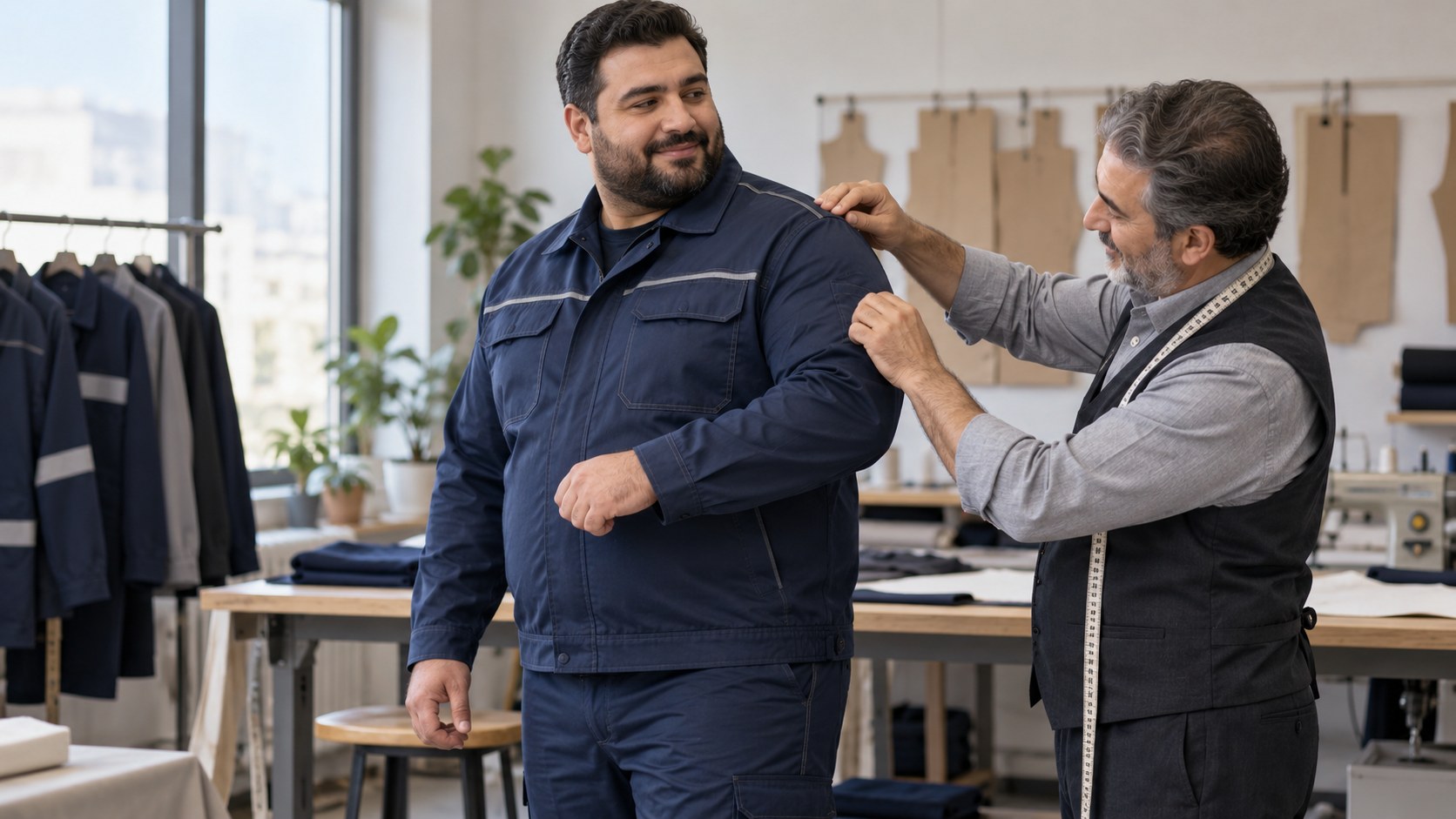 لباس کار سایز بزرگ