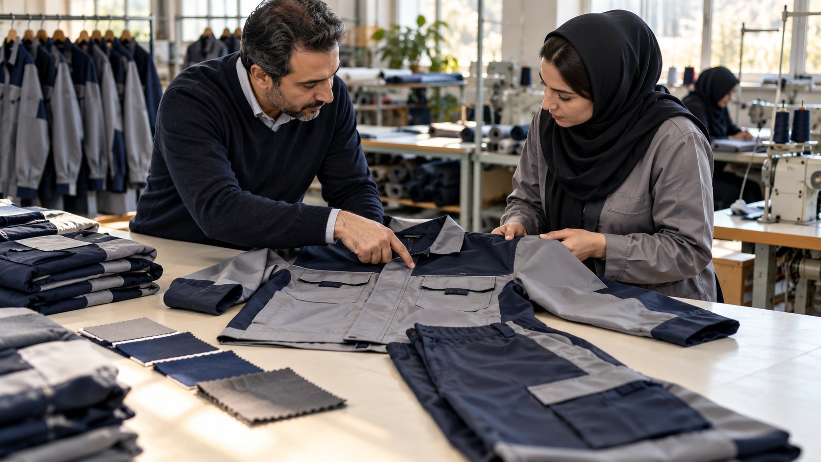 سفارش عمده لباس کار برای شرکت‌ها و پیمانکاران